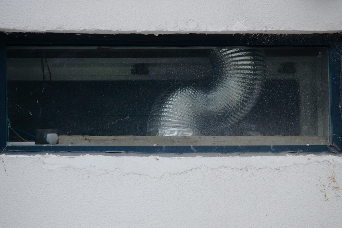 Flexible HVAC duct in an attic